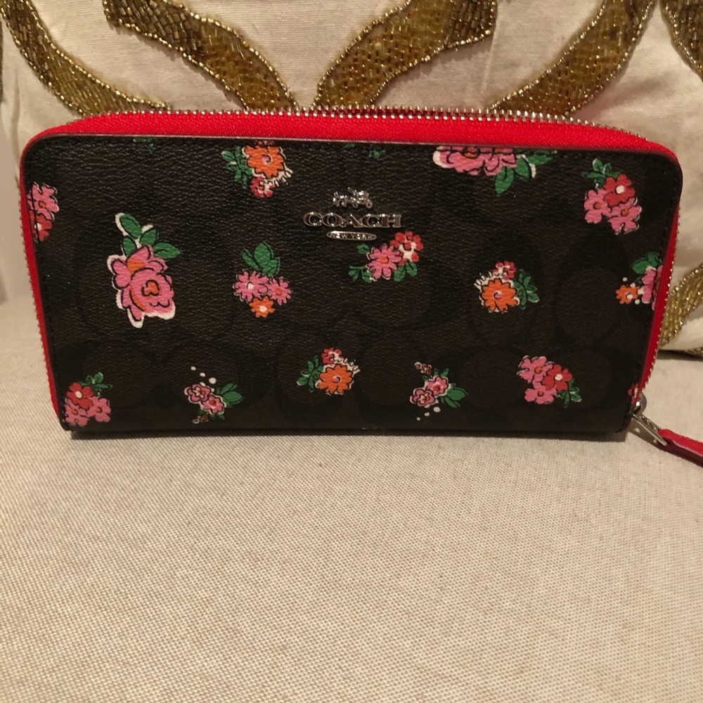 Coach Floral Wallet